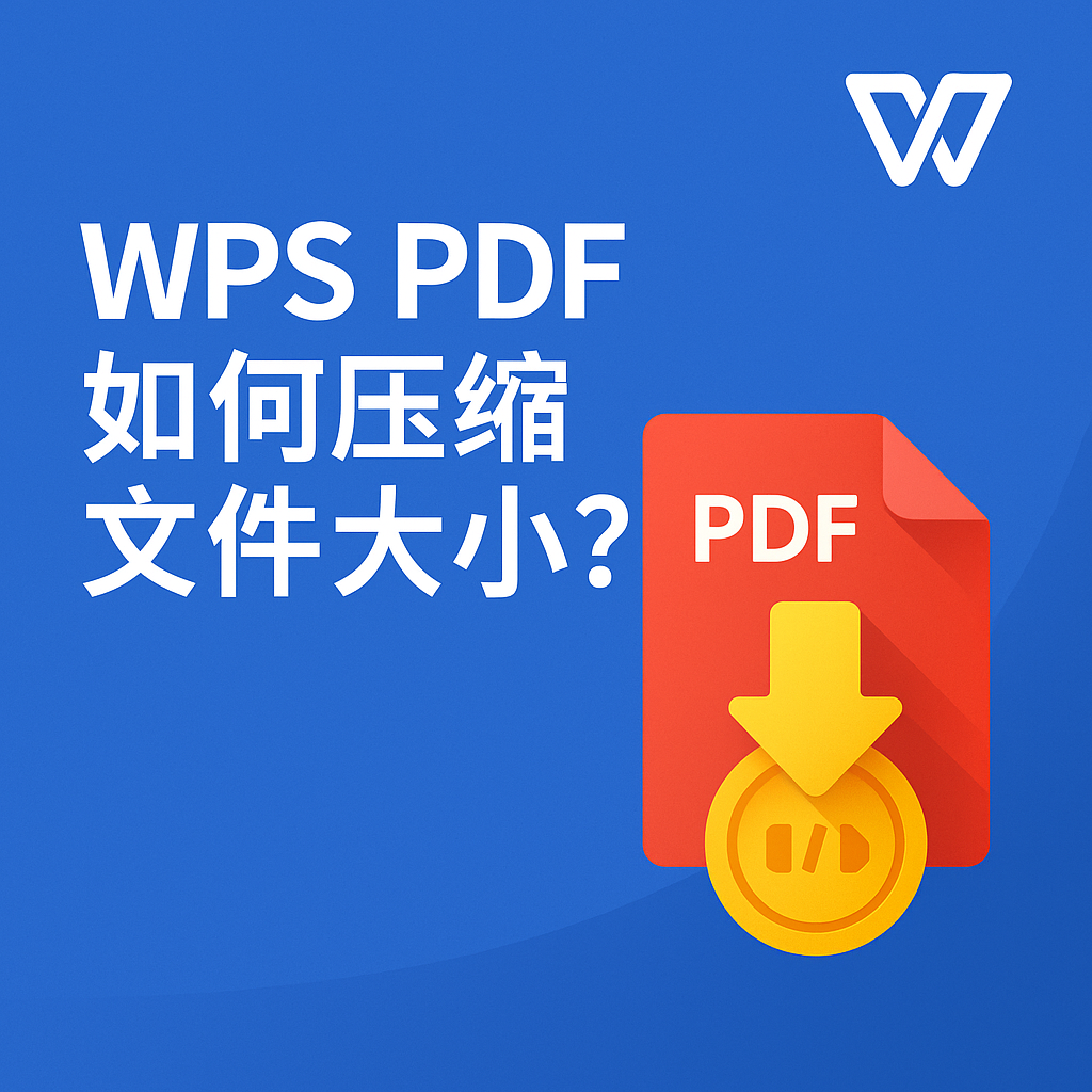 WPS导出的PDF太大？压缩方法推荐