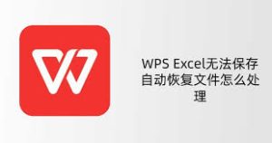 WPS表格无法保存？原因与解决方案